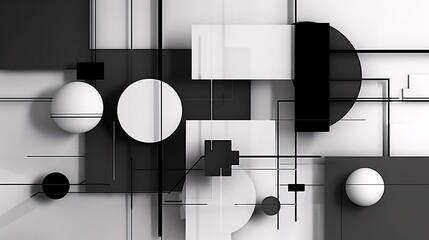Aufkleber - Modern Art The Evolution of Circle Designs Generative AI