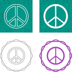 pacifism vector icon