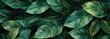 Mysterious Dark Green Leaves: Inspired by Chinese Art