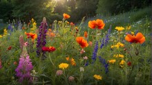 A Gorgeous Wildflower Garden
