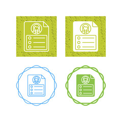 Sticker - Portfolio Vector Icon