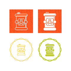 Sticker - Toxic Waste Vector Icon