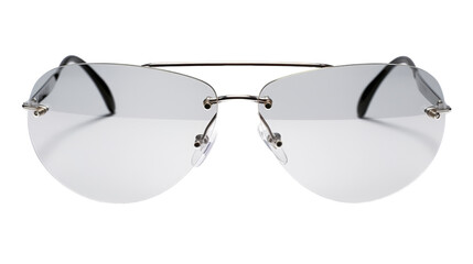 Sticker - A metal-framed pair of sunglasses catching sunlight in a stylish and sleek manner