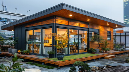 Poster - Small House With Abundance of Windows