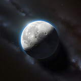 Fototapeta Niebo - Planets in space, ai-generatet