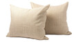 © yousaf - Two fluffy pillows rest on a pristine white background