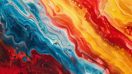 Aufkleber - A painting of abstract background