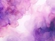 Purple abstract watercolor stain background pattern