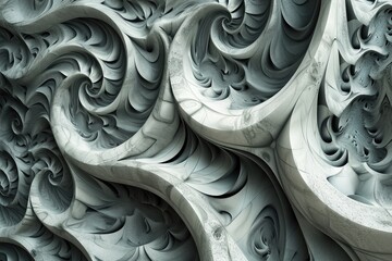 Leinwandbilder - 3D patterns background creating a mesmerizing backdrop, A captivating backdrop formed by intricate 3D patterns.