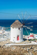 Boni Windmill in Mykonos, Greece.