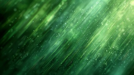Poster - Background of abstract green lines