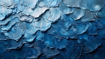Poster - Backdrop of blue paint