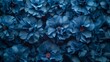 bright blue carnation background Each delicate petal adds to the intricate beauty of the scene. This creates an eye-catching composition that appeals to the senses.