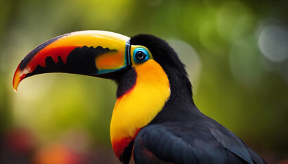 Wall Mural - close up of a toucan