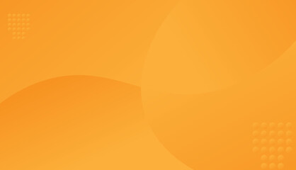 Poster - abstract orange background with circles