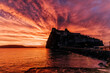Aragonese castle at sunrise