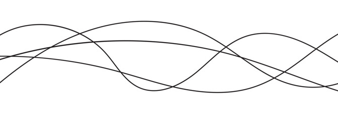 Poster - abstract wave line. vector illustration. eps 10