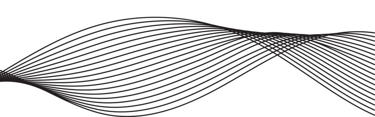 Poster - abstract wave line. vector illustration. eps 10