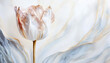 Abstrakcyjny kwiat tulipan. Motyw kwiatowy