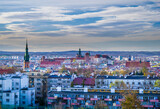 Fototapeta Tęcza - Widok na Kraków, Wawel i stare miasto