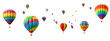air balloon - hot air balloons isolated on clear or white background, png