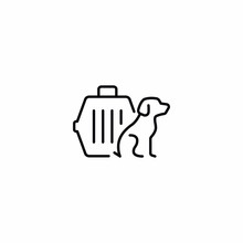 Pet Animal Carrier Portable Icon
