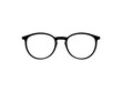 © Berkah Visual - Eye Glasses Silhouette, Pictogram, Front View, Flat Style, can use for Logo Gram, Apps, Art Illustration, Template for Avatar Profile Image, Website, or Graphic Design Element. Vector Illustration