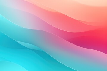 Wall Mural - Aqua Fuchsia Apricot barely noticeable grainy background, abstract blurred color gradient noise texture banner, backdrop with copy space for text photo background