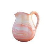 Fototapeta Natura - A pink glass pitcher on a transparent Background