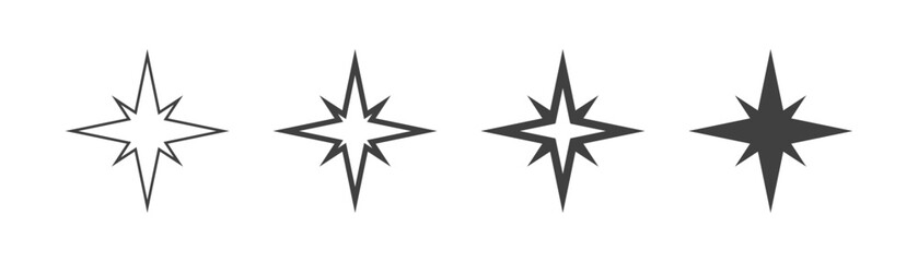 star icon on white isolate