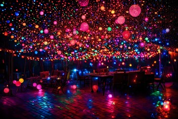 Wall Mural - Party Lights