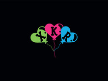 XKR Modern Balloon Logo