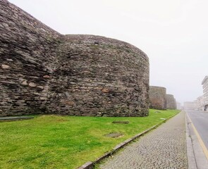 Wall Mural - Muralla romana de Lugo, Galicia