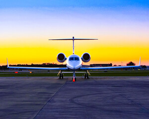 Falcon Jet at Sarasota Airport