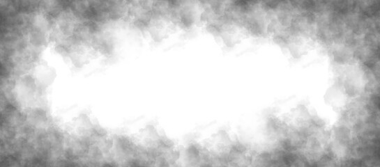 Wall Mural - Dark smoke or fog frame border design isolated on white background. smoke texture design element. Gray smoke effect. PNG	