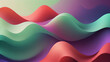 Noise texture abstract blurred red purple green blue color gradient retro banner poster backdrop design. Abstract wavy shaped retro colors gradient for summer background, copy space