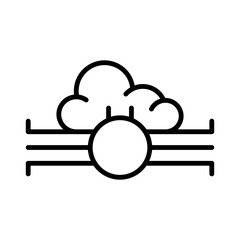Poster - storage data icon design vector illustration