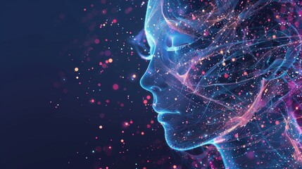 Fototapete - Discussing the ways in which AI can democratize access to artistic tools and knowledge  AI generated illustration