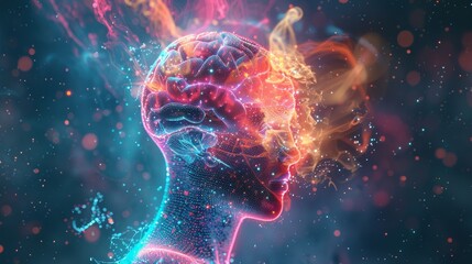 Aufkleber - Exploring the potential for AI to revolutionize the way we approach creativity and innovation  AI generated illustration
