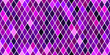 Harlequin seamless pattern in purple and white colors