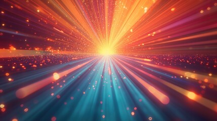 Wall Mural - Abstract light background with rays.