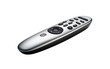 © Rehan - A detailed close-up of a sleek remote control on a blank white surface