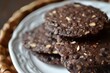 Chocolate cookies made with almond and coconut flour Atkin s keto friendly