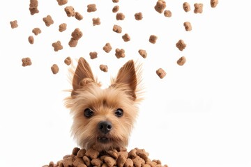 Poster - isolated dog food