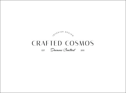 Minimal and Aesthetic typography logo template for company and beauty business