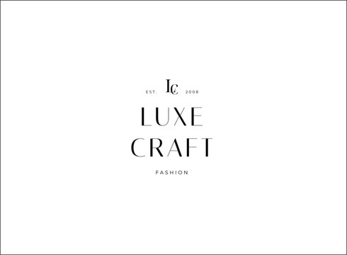 Minimal and Aesthetic typography logo template for company and beauty business
