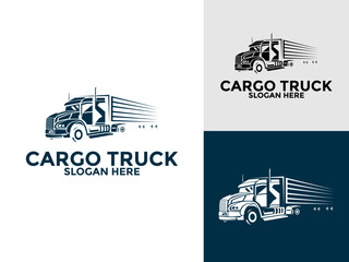 Wall Mural - Truck Logo vector, Premium Truck Company or Truck logistics and delivery Logo design template