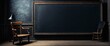 blackboard chalkboard background / classroom learning material / back to school handwriting