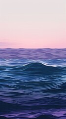 Fototapete - Enhance your projects with a calming visual; a mesmerizing gradient featuring dusk to dawn colors gently fading, creating a tranquil and serene atmosphere.