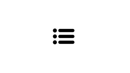 Expand Menu icon, simple 3 dots line navigation toggle icon animation.